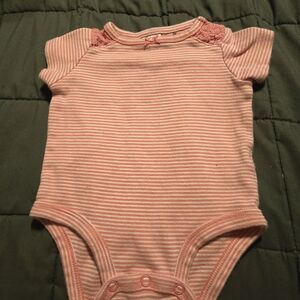 Carter's Pink Bodysuit with Ruffled Sleeves